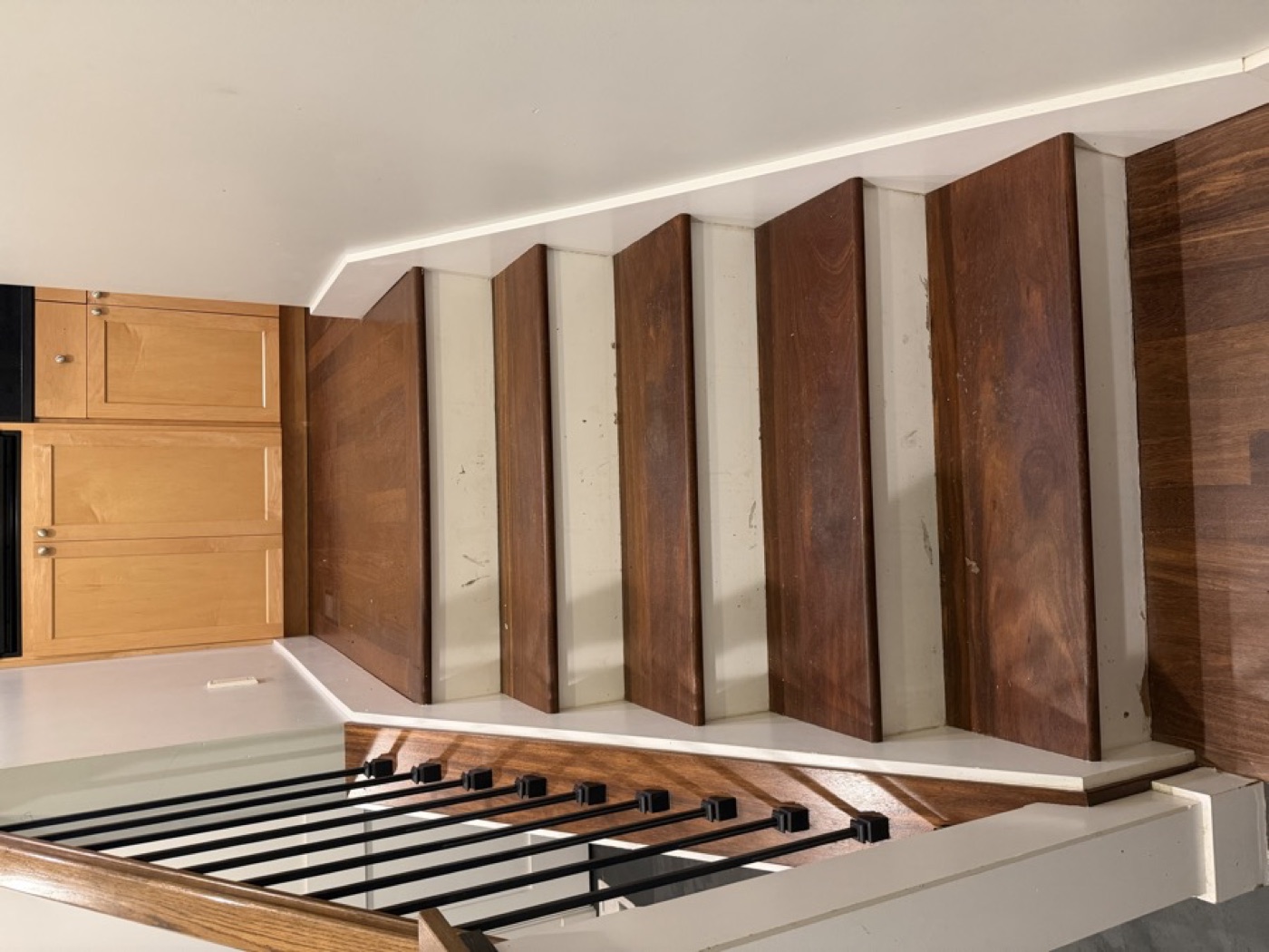 A finished staircase